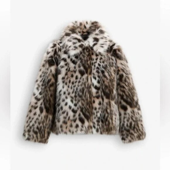 ZARA FAUX FUR JACKET ZW COLLECTION